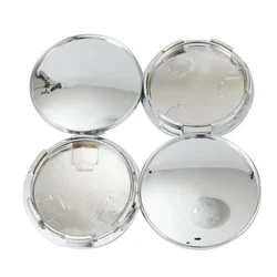 4pcs Car Wheel Center Cap 63mm 68mm Universal Chrome Silver ABS Accesorios Coche Car Wheel Center Hub Cap Cover Kit