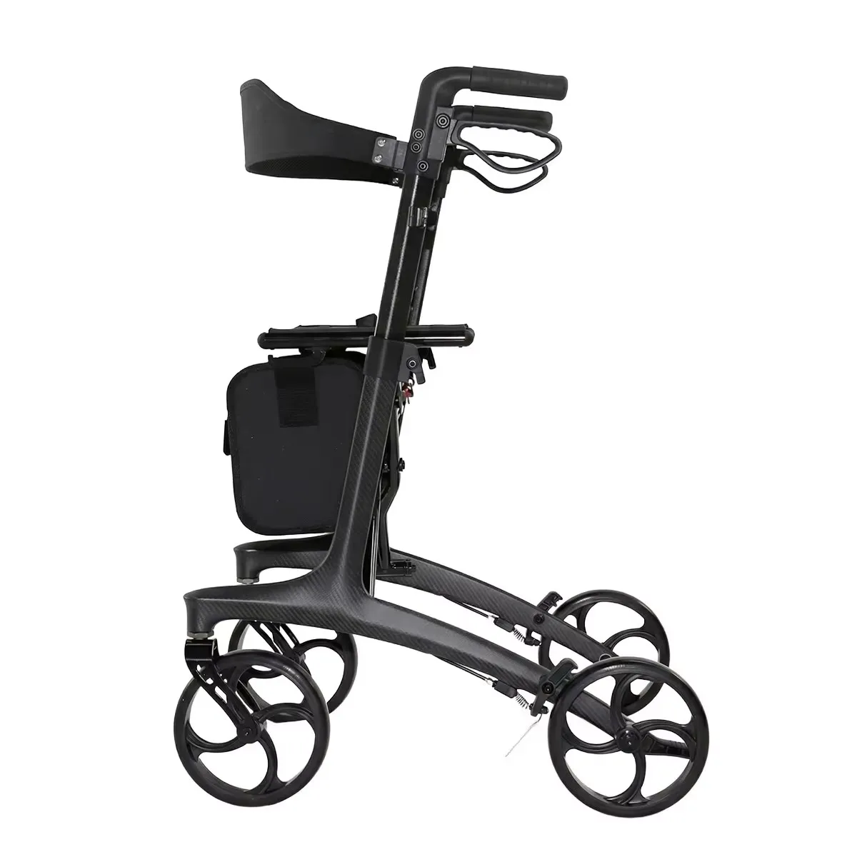 Coolfull RC101 Carbon Fiber Foldable Walker with High Strength Frame CE Certified for Rehabilitation Exercise Use
