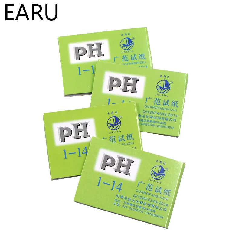 Tiras de prueba de PH, completo medidor de PH, controlador de PH 1-14st, indicador de tornasol, probador de papel, Kit de Soilsting de agua de