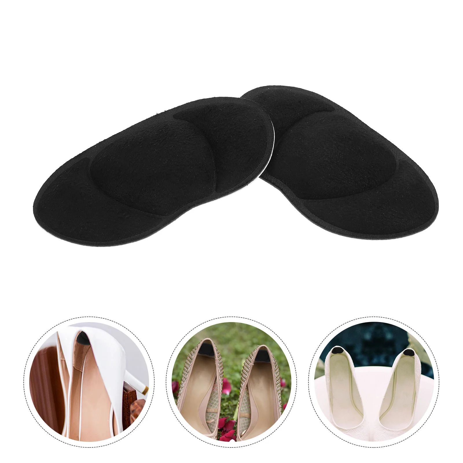 

Anti Drop Heel Liner High Insole Men and Women Fabric Pads for Shoes That Are Too Big Grips