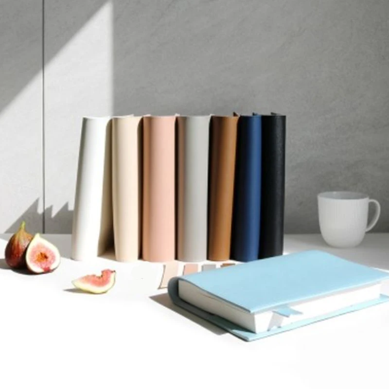 Personalized PU Leather Book Cover Fashion Simple Luxury Business Protective Notebook Case Removable Book Cover Creative Gift