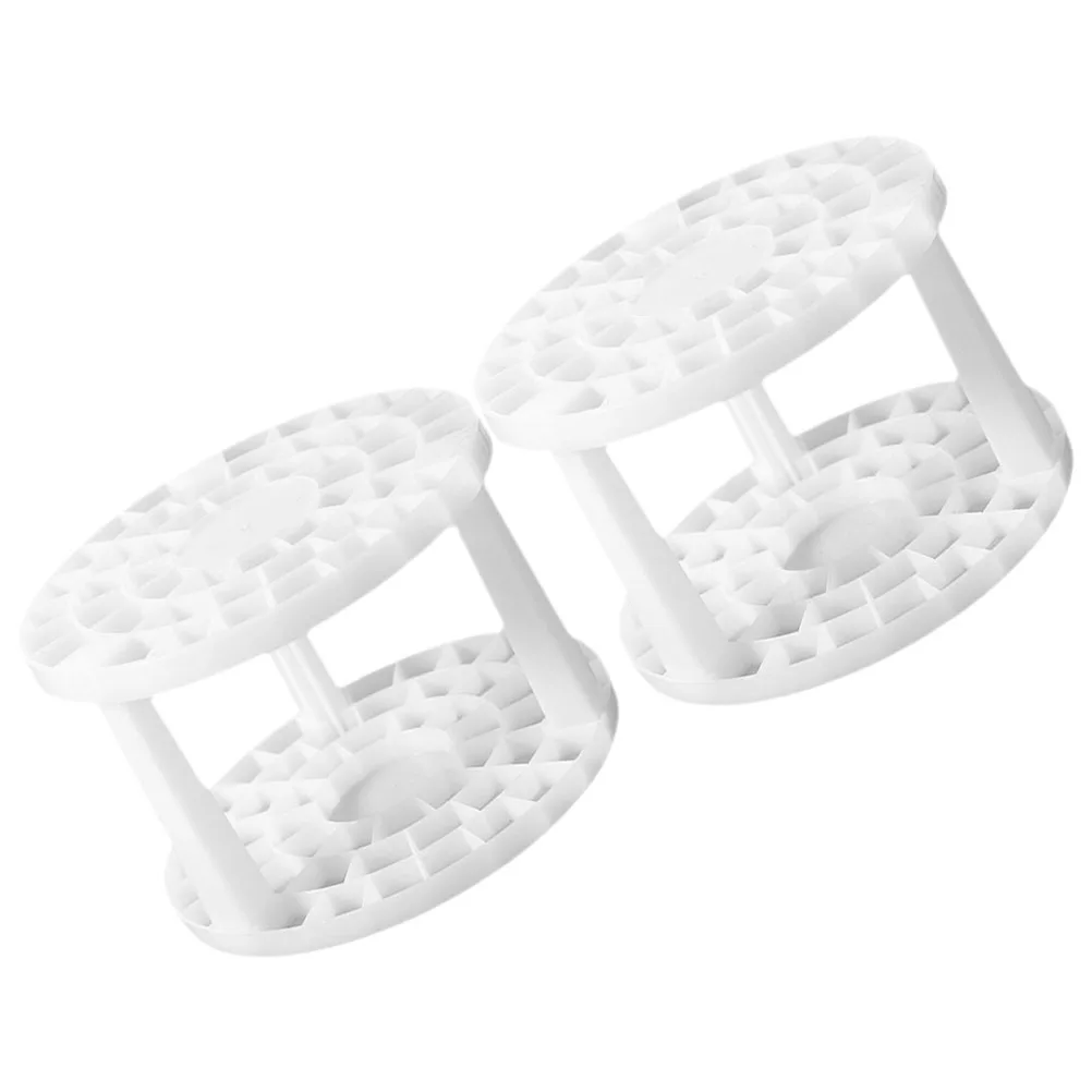 

2 Pcs Pen Holder Holders Plastic Stand Porous Marker Organizer Office Tray with Slots Painting Brush Rack
