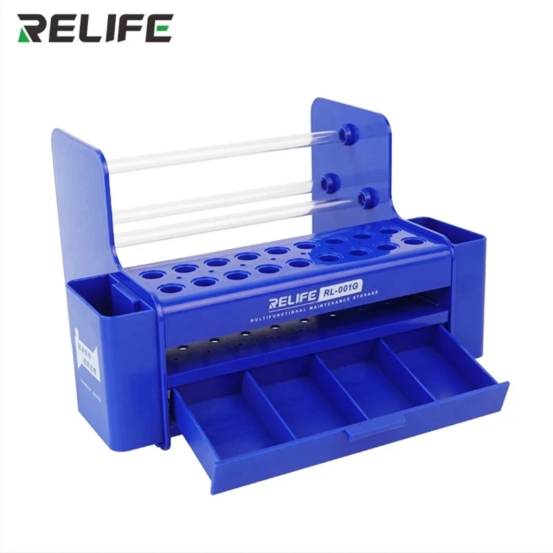 RELIFE-Sorting Parts Storage Box, chave de fenda, Manutenção do telefone móvel, Desktop Rack, Acessório eletrônico, Organizer Tool, RL-001G