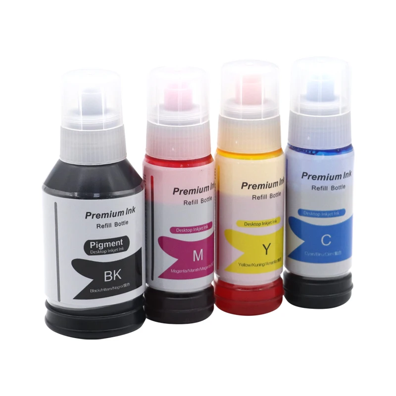 4pcs 1set Refill Ink For Epson 001 Ink L4150 L4156 L4160 L4260 L6160 L6170 L6190 L6191 L6270 L6290 L14150 Printer Refillable ink