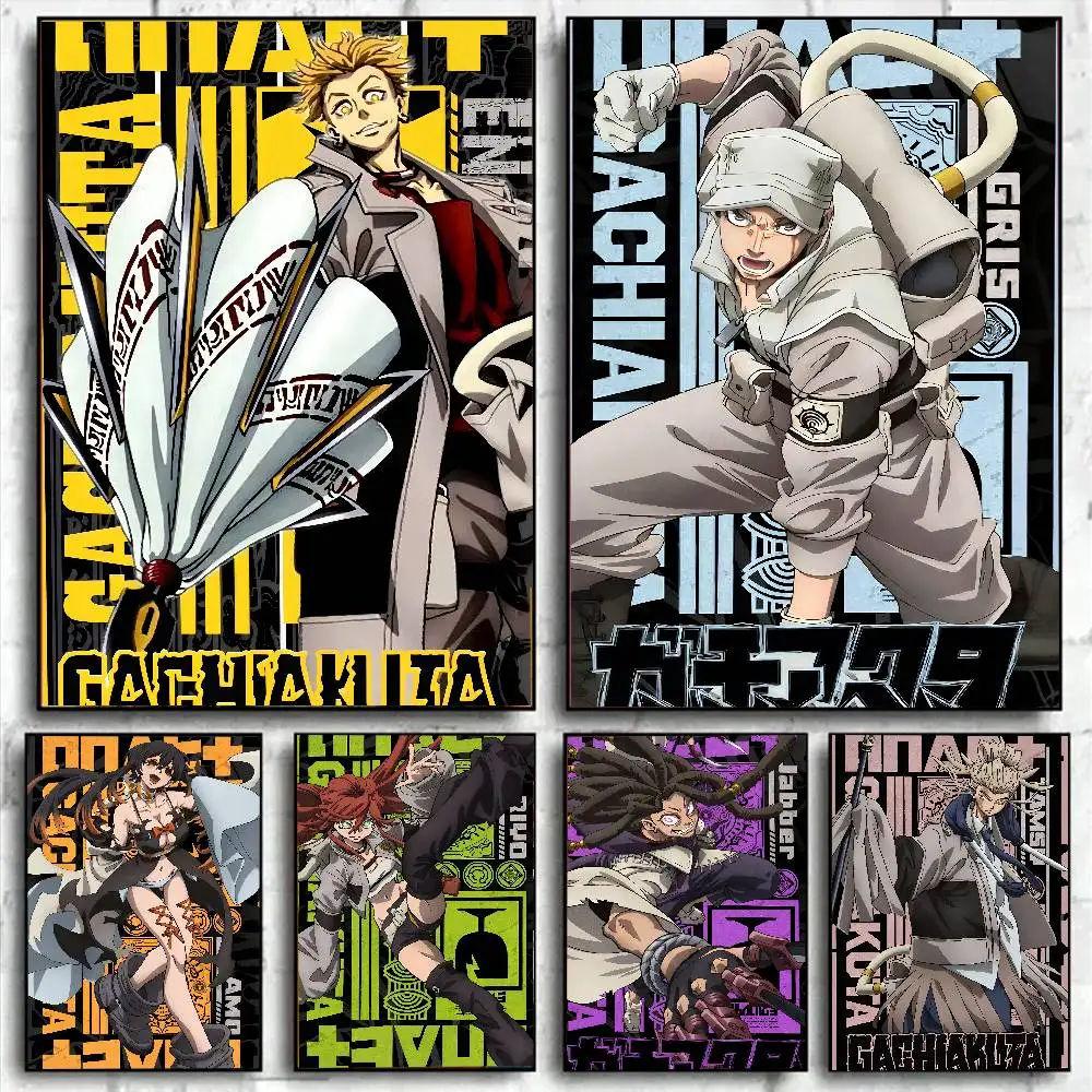 Japanese Anime G-GACHIAKUTA Art Poster Print Urban Superpower Hot Blood Cartoon Manga Canvas Painting Teen Room Wall Home Decor