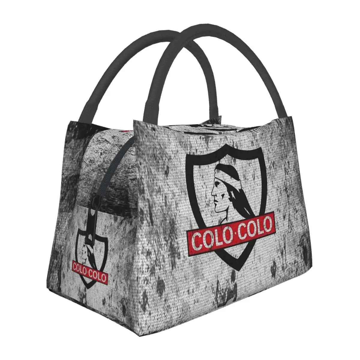 

Golden Colo-Colo Campeon DE Chile Lunch Bag for School Picnic Storage Food Boxes Container Cooler Thermal Lunch Box Tote