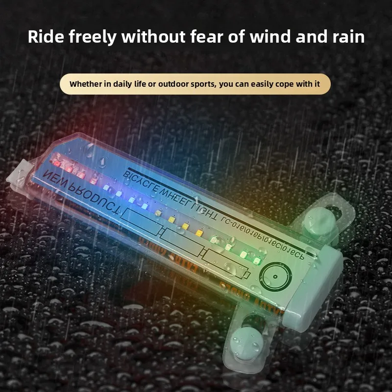 

Bicycle Hot Wheel Spoke Light Double-sided 32-color 16LED Decorative Light Waterproof Wheel Light, Night Ride Cool Light