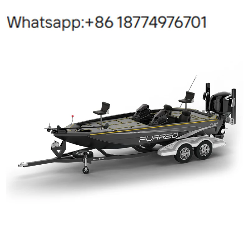 Nuevo Barco de Pesca Industrial de Aluminio Furreo de 6 Metros con Motor de 150HP, Diseño Duradero, en Venta por el Propietario