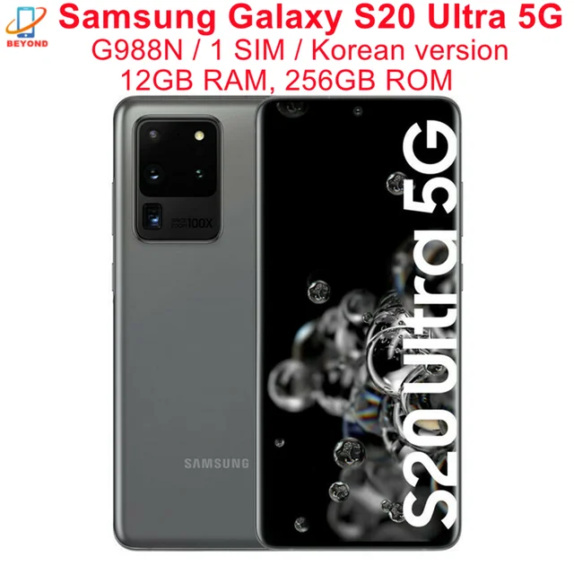 Samsung Galaxy S20 Ultra 5G G988N S20U 6.9