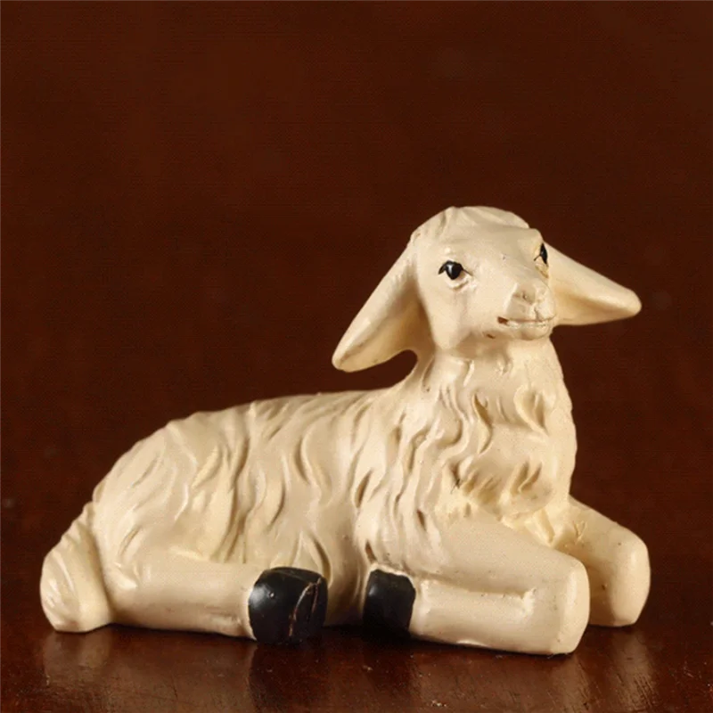 Premium Nativity Set, Christmas Nativity Scene, Hand Drawn Christmas Nativity Scene, Manger Set Ornaments Religious Collection D