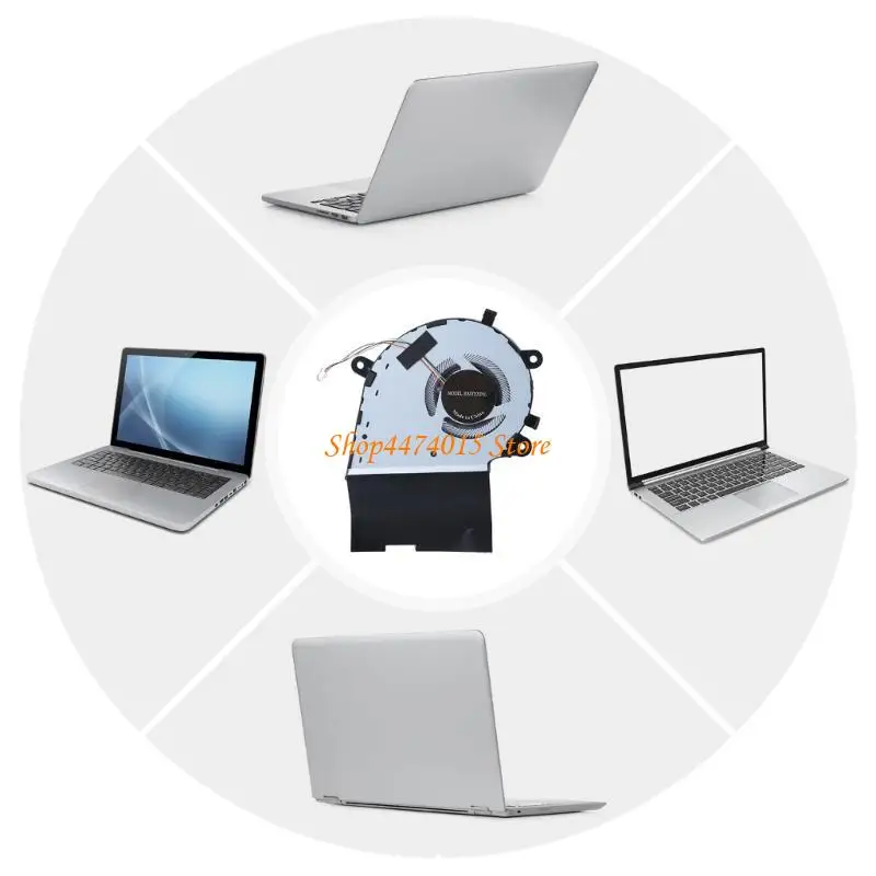 K1AA المحمولة أجهزة الكمبيوتر CPU مروحة تبريد GPU ل ROG Strix G731 G731G DC12V 4PIN مروحة مبردات