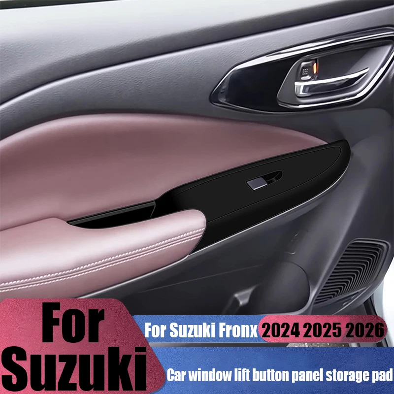 

Силиконовый коврик-органайзер для панели кнопок стеклоподъемников автомобиля, аксессуар для тюнинга салона, для Suzuki Fronx 2024 2025 2026