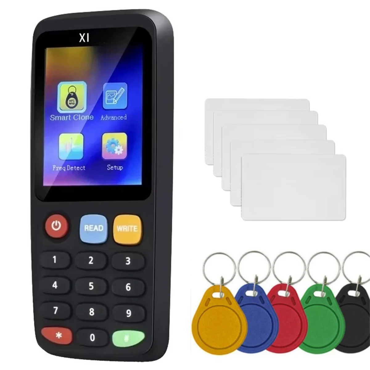 X7 RFID Smart Chip NFC Reader Writer+5XCUID Card+5XUID Keychain_Y80A