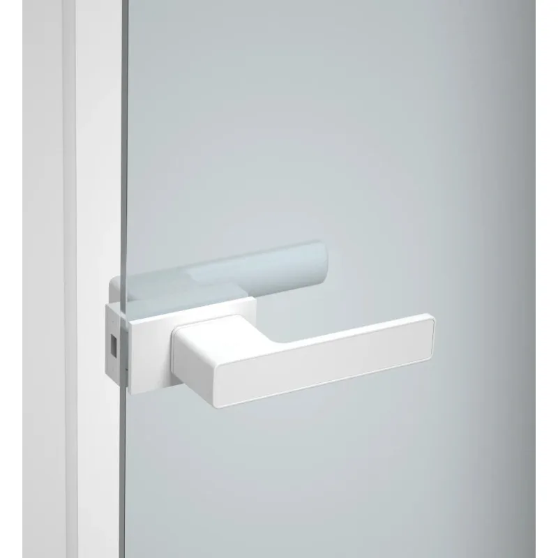 極細フレームガラスドアロック 磁気吸着式 静音 室内ドア 浴室ロック ガラスドア 汎用 室内スイングドアロック