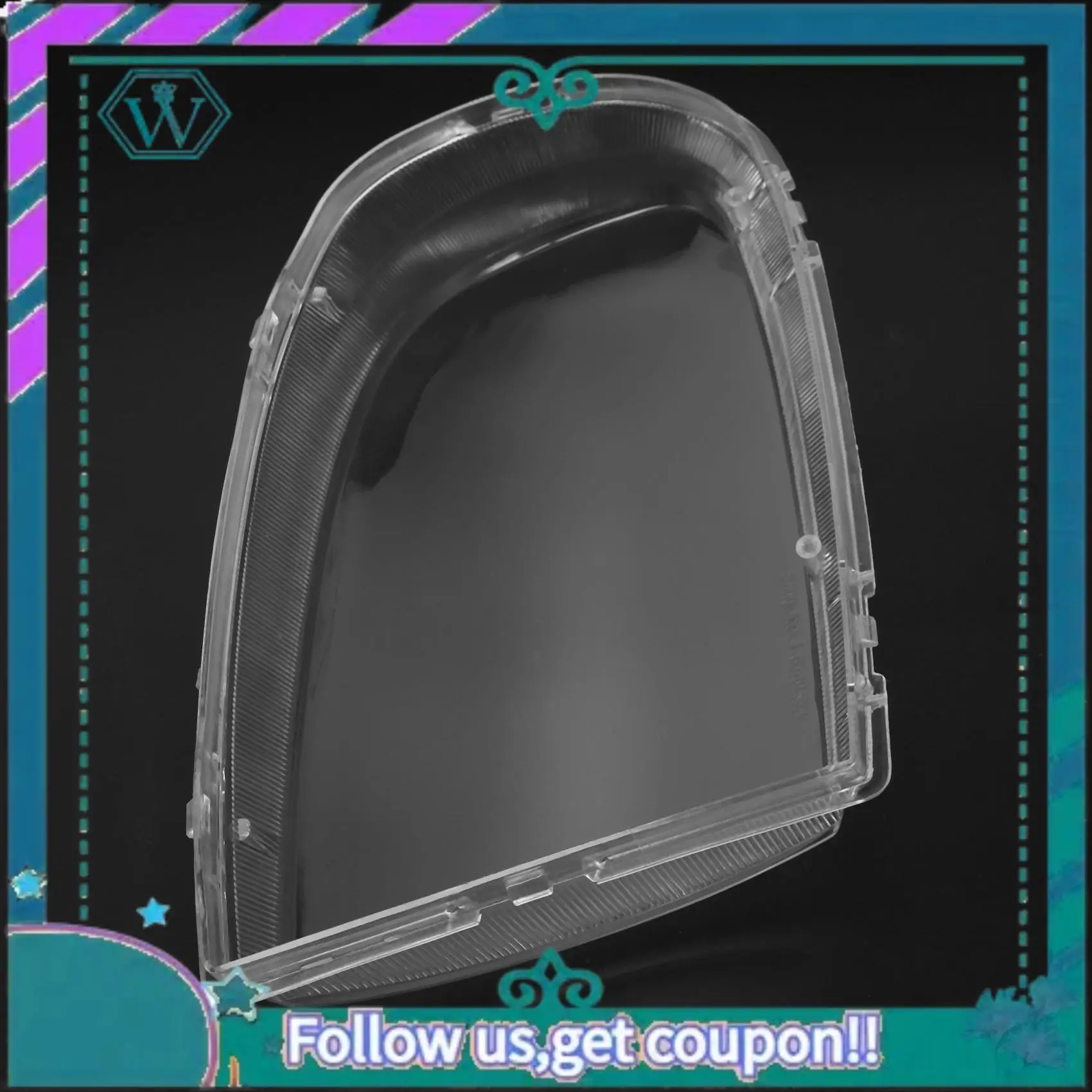 

AA92-For Hyundai Accent 2003-2005 Left & Right Car Headlight Lens Cover Headlight Shade Shell Auto Light Cover Pair