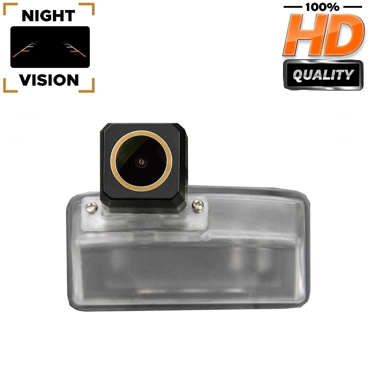 

HD 1280* 720p Rear View Camera for Toyota Crown 2012-2013, Night vision Reversing Backup Waterproof License Plate Light Camera