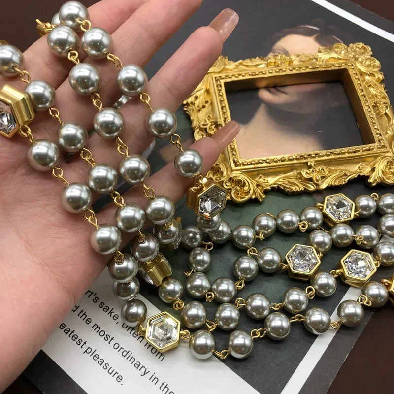 Women Long AAA Pearls  Necklaces