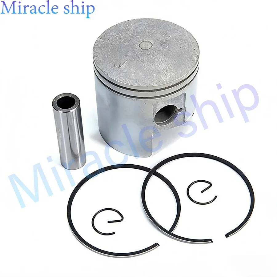 

66T-11635-00 Piston Kit (0.25Mm O/s) for Yamaha Outboard Motor 2-stroke E40/40X 40HP +0.25MM 66T-11635 80.25mm Boat Engine
