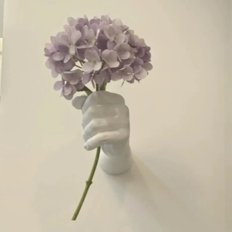 Creative Wall Art Installation Vase Florist Wall Decor Soft 