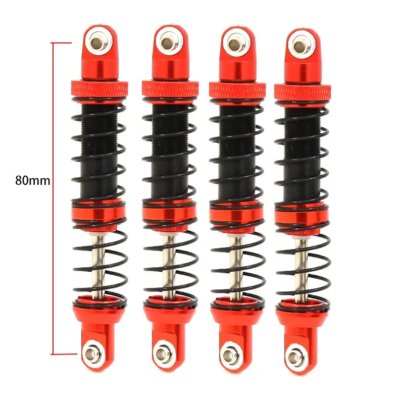 Metal Shock Absorber 70mm 80mm 90mm 100mm 110mm 120mm for 1/10 SCX10 Wraith RR10 TRX4 TRX6 ABSiMA Sherpa RC Crawler