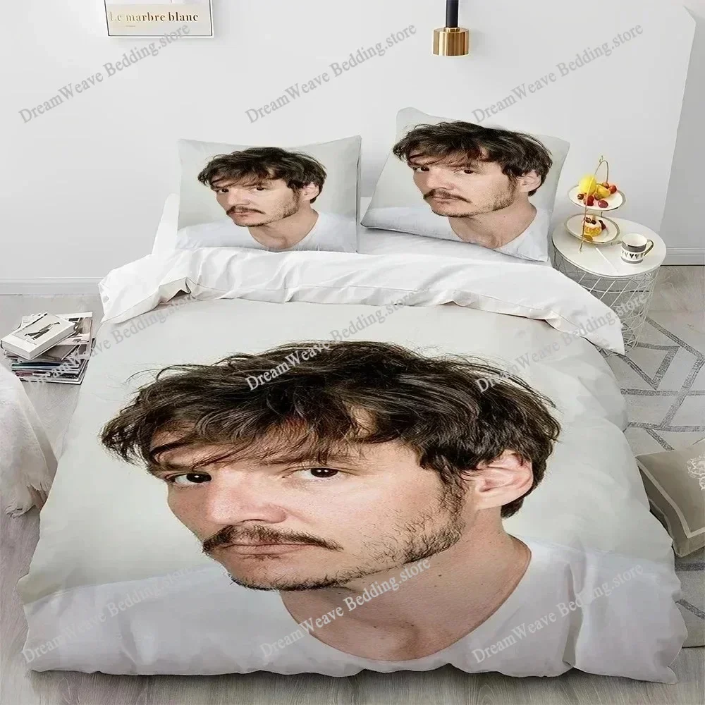 

3D Print Jose Pedro Balmaceda Pascal Bedding Set Duvet Cover Bed Set Quilt Cover Pillowcase Comforter King Queen Size Boys Adult