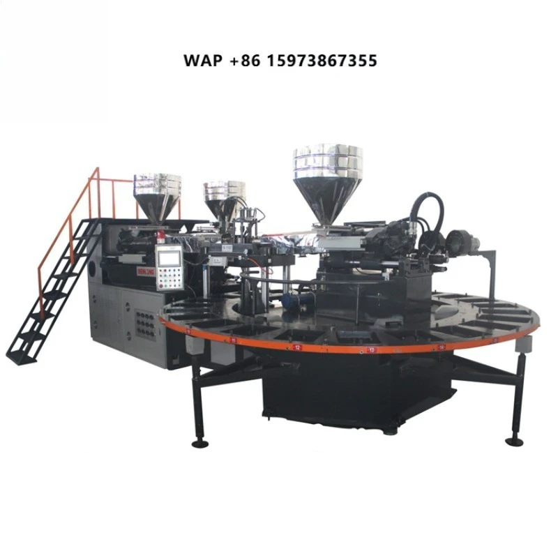 

Three Color Sport Shoes Sole Making Machine