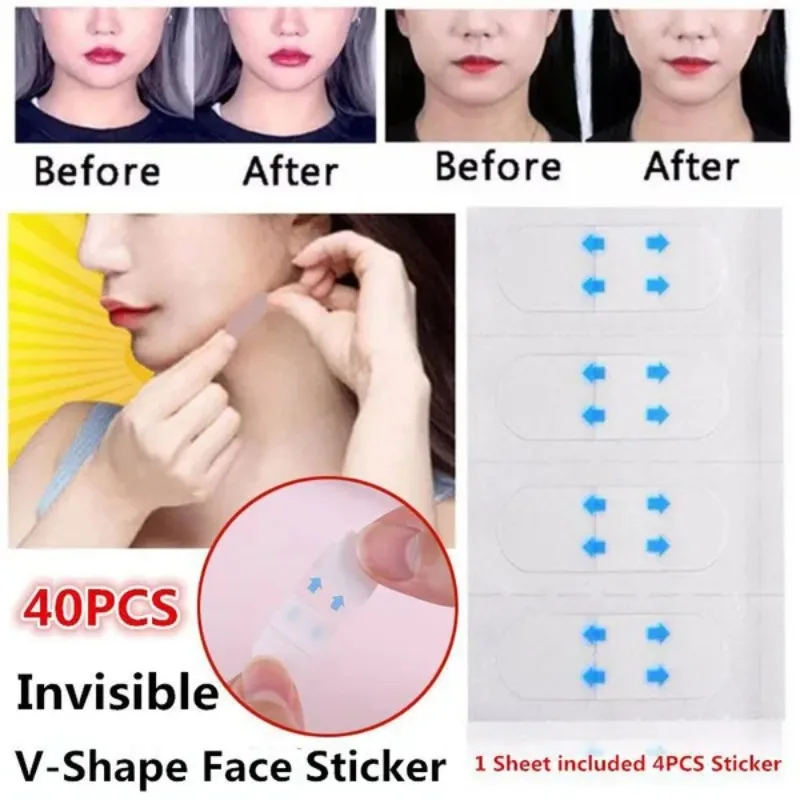 10sheet/set Invisible V Face Stickers Facial Line Wrinkle Sagging Skin Lift Up Adhesive Tape
