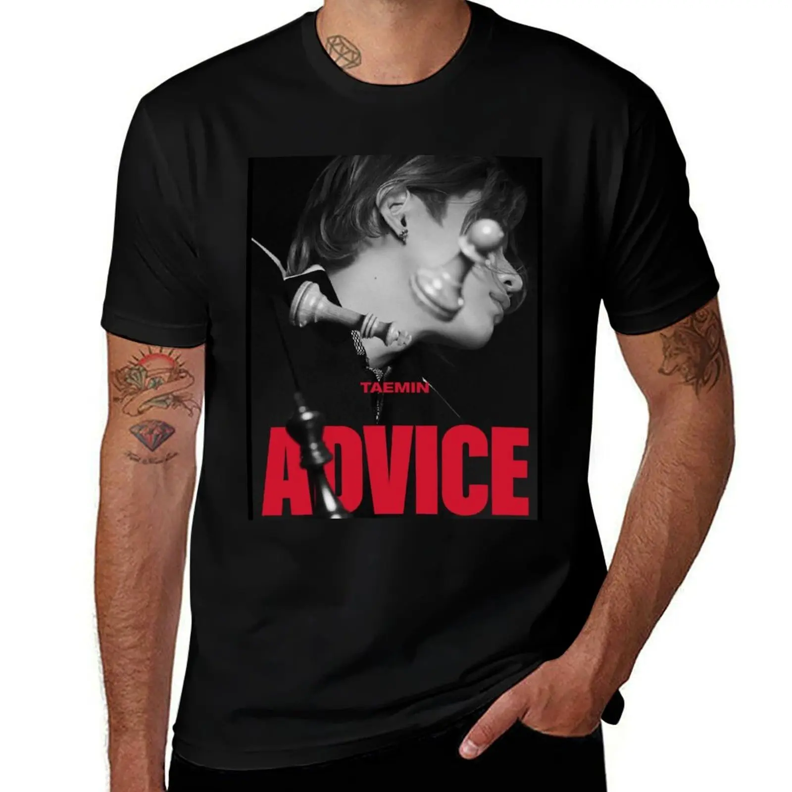 

TAEMIN ADVICE T-Shirt t shirts for man cotton graphic t shirts for man T-Shirt