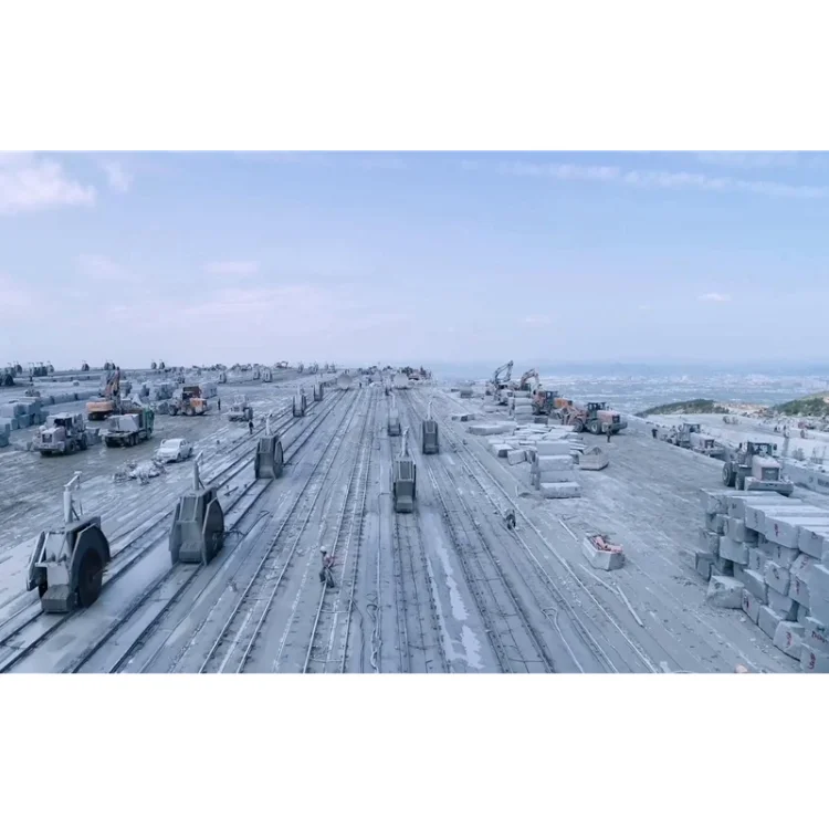 Anyth Double Blade Quarry Stone Cutting Machine Big Block Mining Machine Kalkstein Kurbstone Granit Mining Machine