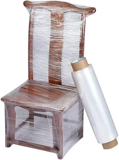 1/2pcs PE Stretch Film Roll, Heavy-Duty Transparent Wrap for Packaging, Industrial Preservation, Moving & Shipping
