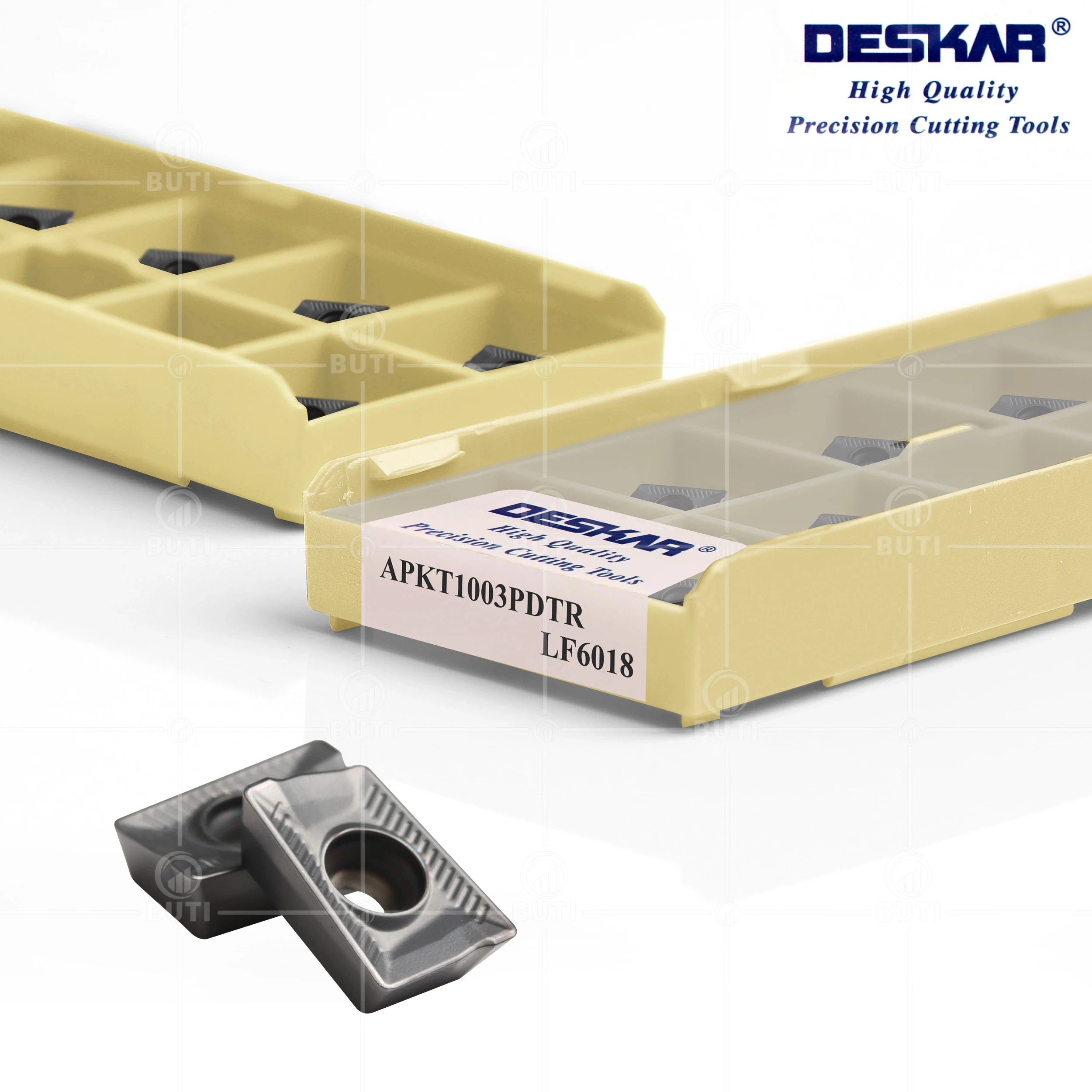 DESKAR 100% Original APKT1003PDTR LF6018 High Quality Milling Inserts CNC Lathe Cutting Tools Turning Tools For Stainless Steel