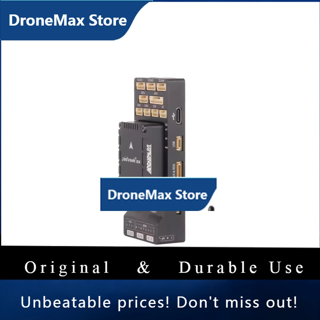 DroMaHolybro Metal Pixhawk 6X MINI Open Source Flight Control, Unmanned Aerial Vehicle Fixed Wing Multi Rotor Suspended PIX4