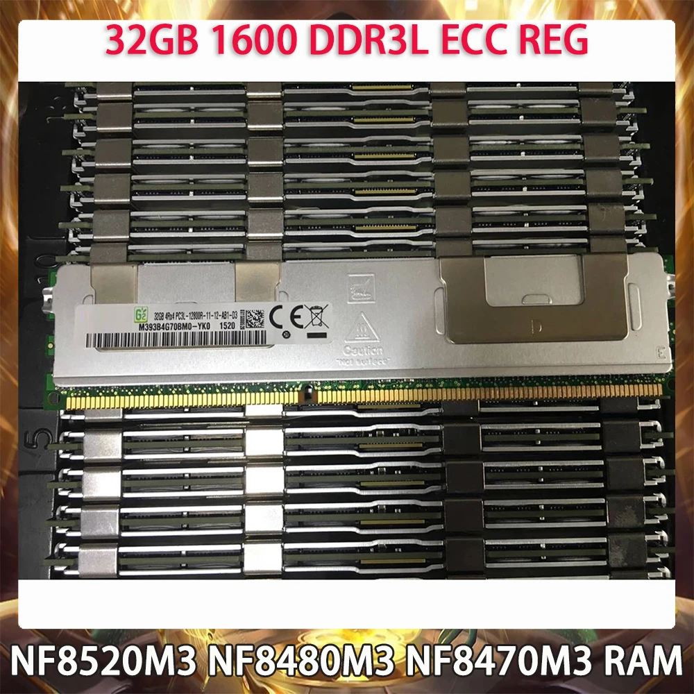 

RAM For Inspur NF8520M3 NF8480M3 NF8470M3 Original 32GB DDR3L 1600MHz ECC REG Server Memory Works Perfectly Fast Ship