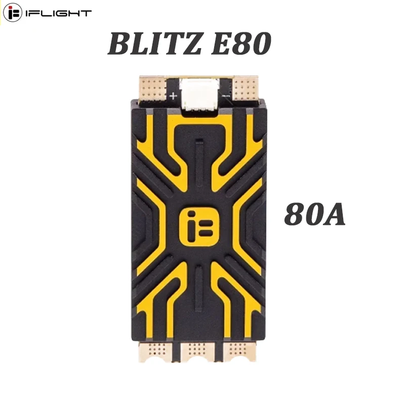 

IFlight BLITZ E80 Single 80A ESC G071 BLHELI32 2-8S LIPO for FPV Freestyle X-Class Cinelifter Drones DIY Parts