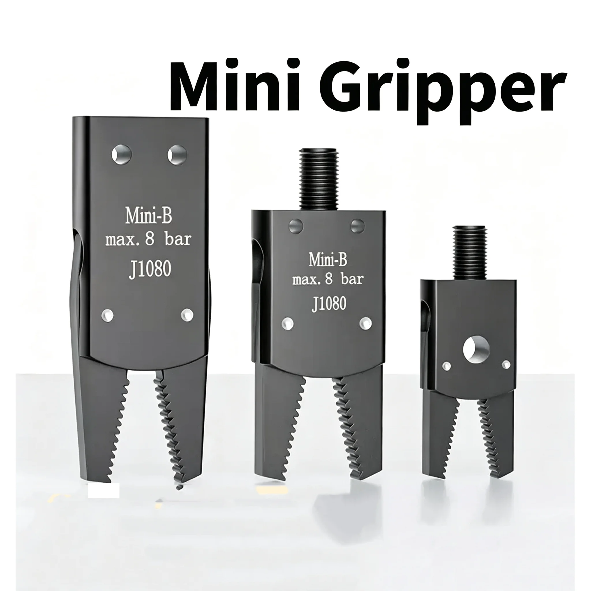 MINI Gripper Pneumatic Manipulator Nozzle Clip Sensor Cylinder for Injection Molding Water Spout Robot Fixture Grabbing Tool