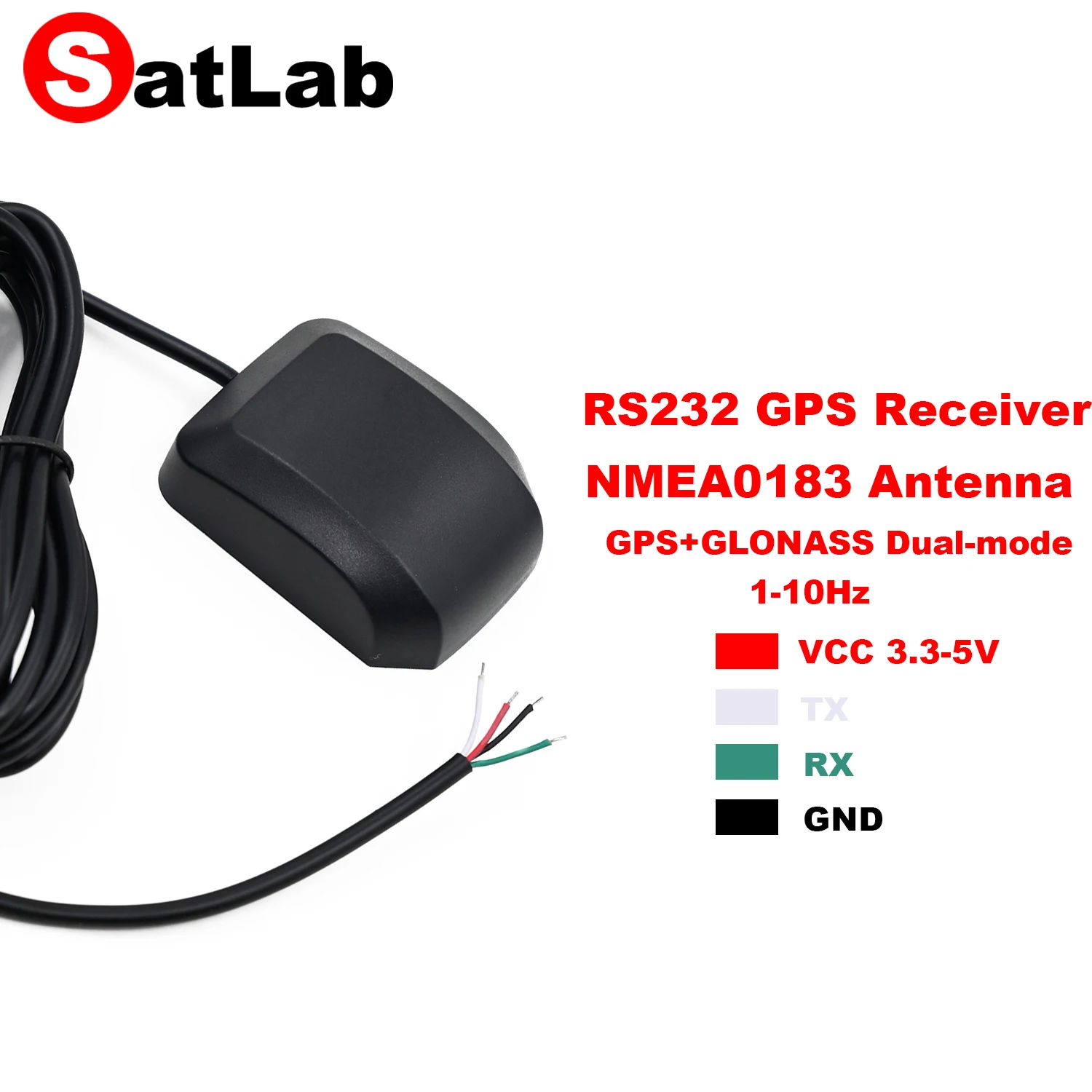 

3.3V-5V UART RS232 NMEA 0183 GPS GNSS Antenna Receiver NMEA0183 GPS GLONASS UBX M8030 G7020,Magnetic