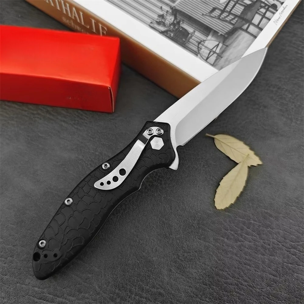 1830 Folding Knife 8Cr13Mov Blade Nylon Fiber Handle Outdoor Hiking Fishing Barbecue Carry Survival Emergency Rescue Tool