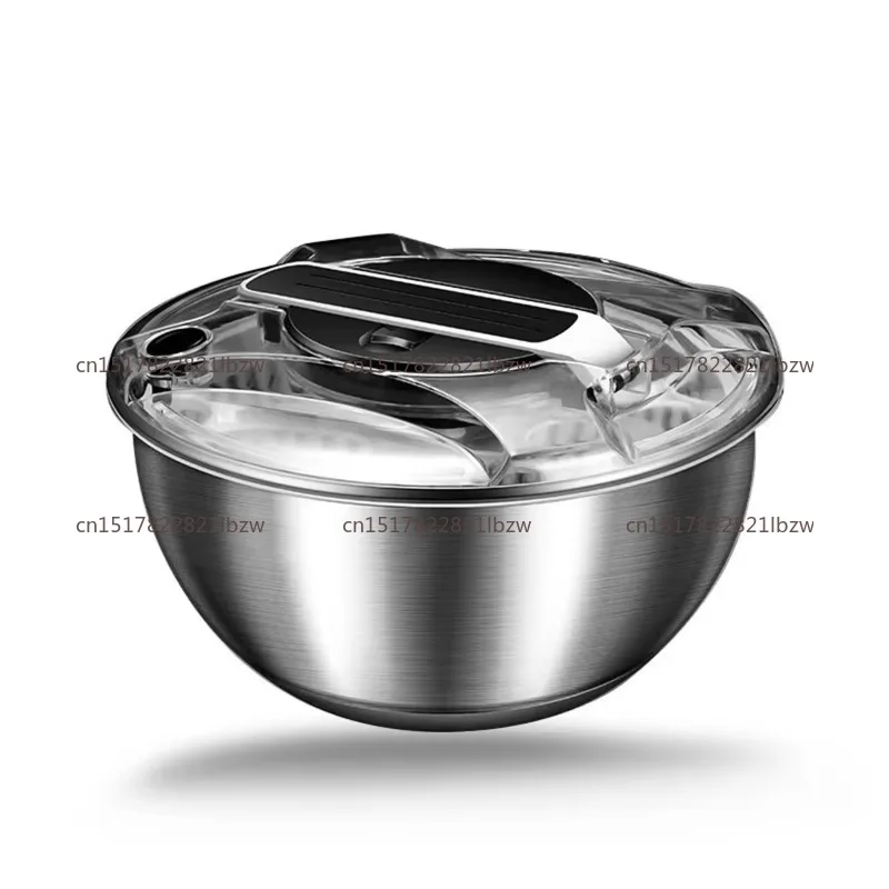 Kitchen Accessories Household Metal Vegetable Salad Fruit Spinner Stainless Steel Salad Spinner