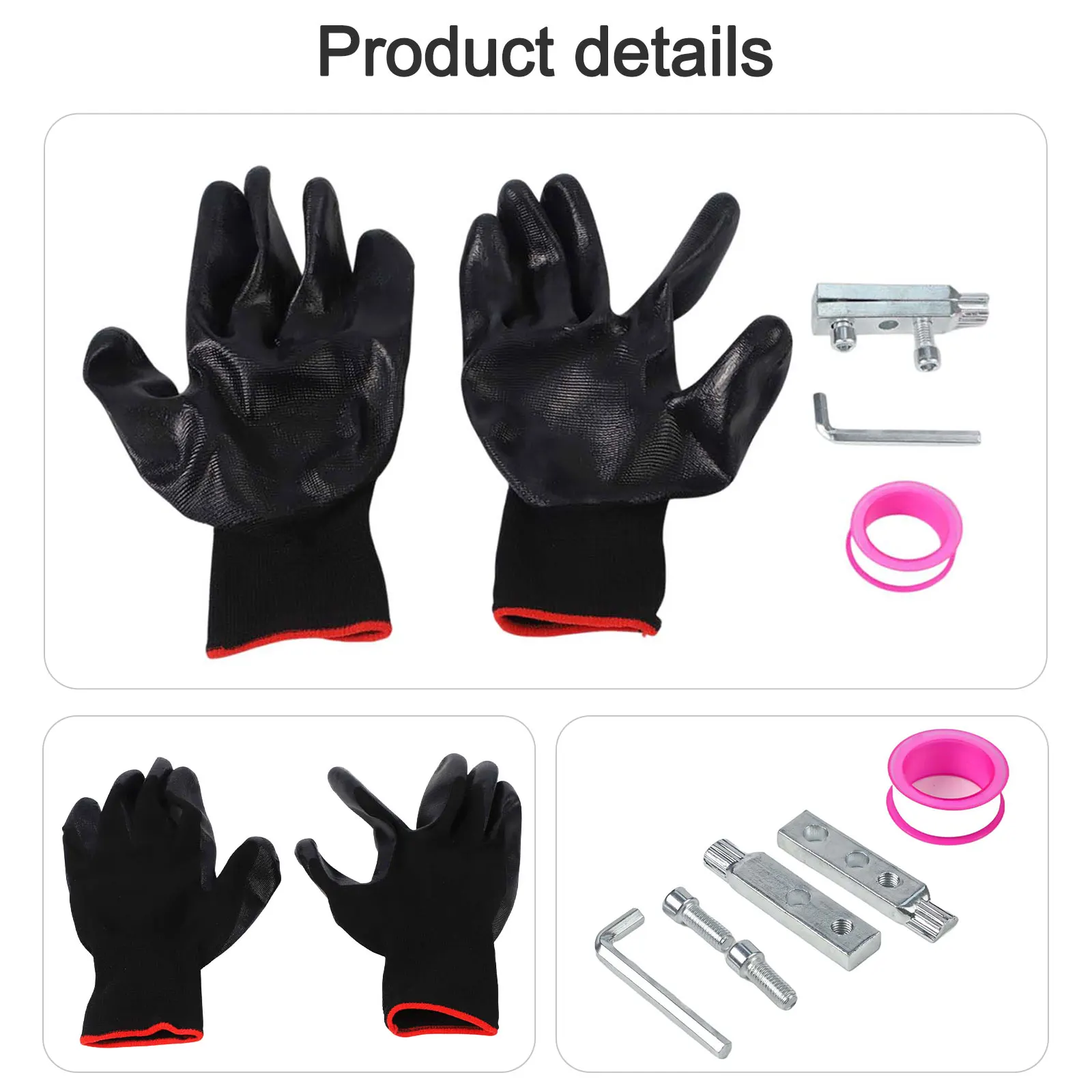 

20MM 25MM Pipe Extractor Set Spare Plumbing Repair Tools Sealing Tape For Repairs Sturdy High-Strength Material