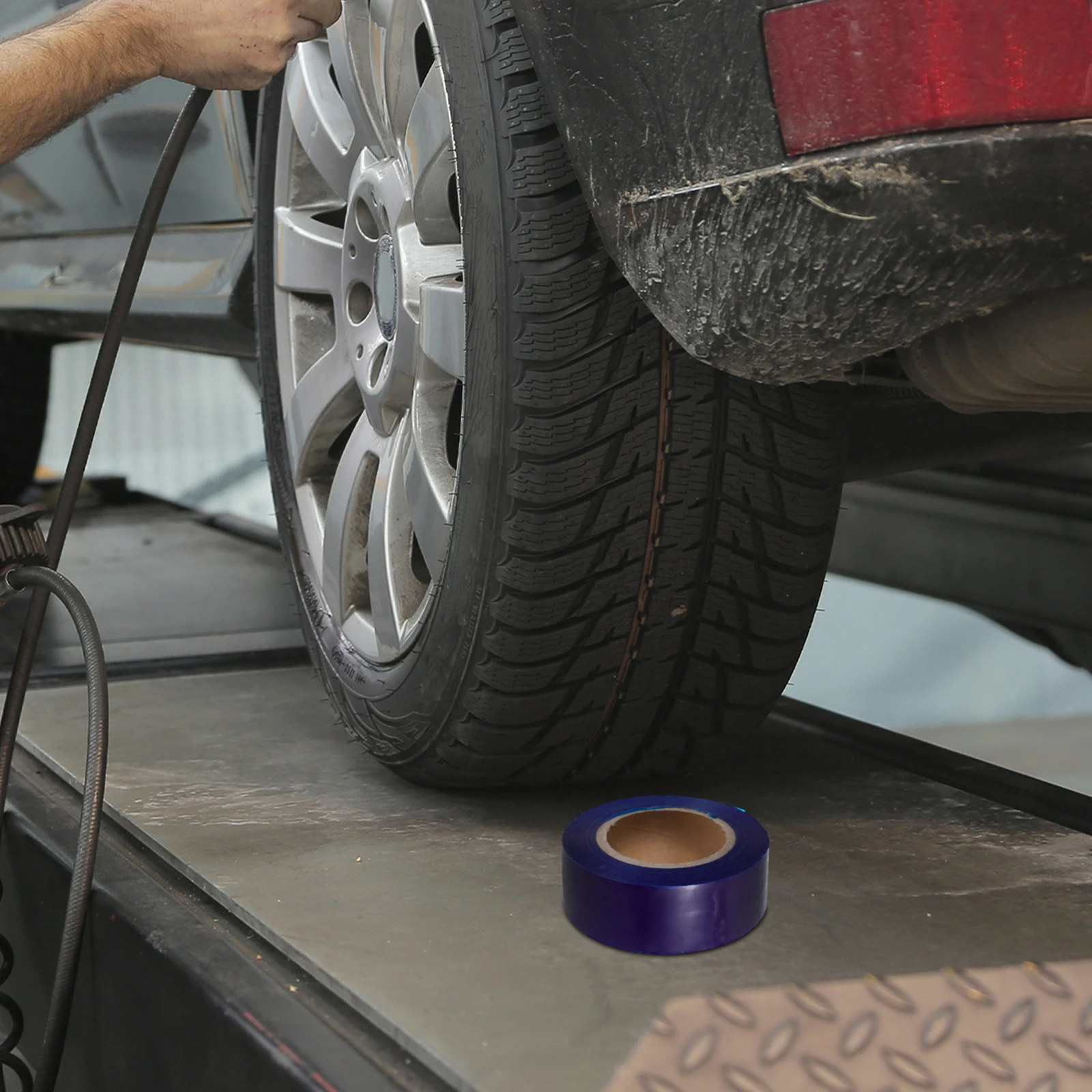 

1 Roll Tape: Durable Pe Adhesive Wheel Strip Car Tire Repair Vehicle Accessories Easy Installation Strong Bond
