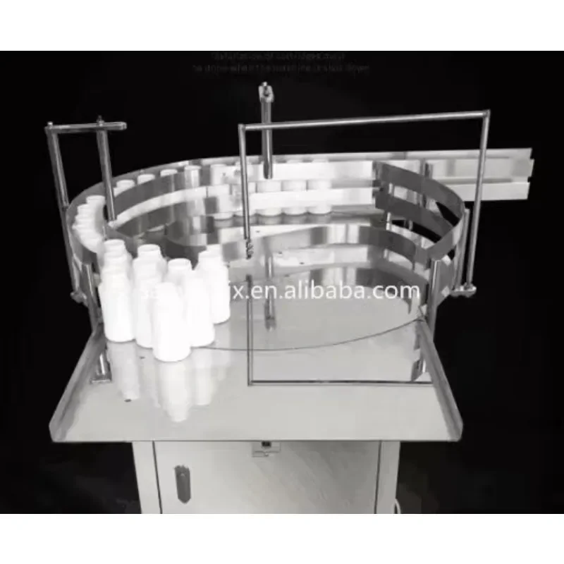 ماكينة تغذية الزجاجات الدوارة الدوارة الأوتوماتيكية، ماكينة تفريغ الزجاجات البلاستيكية PET