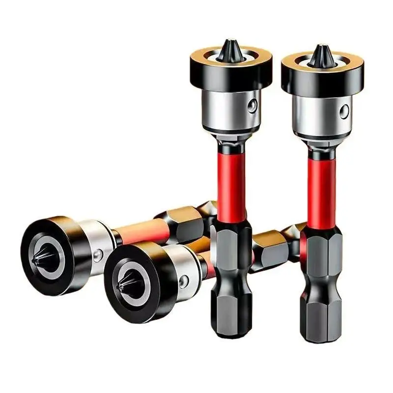 Magnetic Positioning S2 Screwdriver Bits For Drywall Plasterboard Gypsum Board Locating Bit Head Drilling Tools 1/2PCS