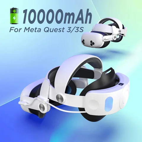 10000mAh Battery Comfort Head Strap For Meta Quest 3/3s Replacement…