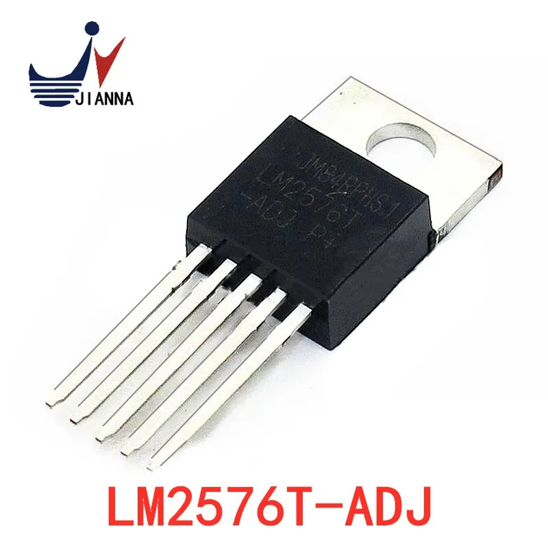 5PCS/LOT LM2576T-ADJ LM2576T LM2576 2576T-ADJ 2576T 2576 TO220