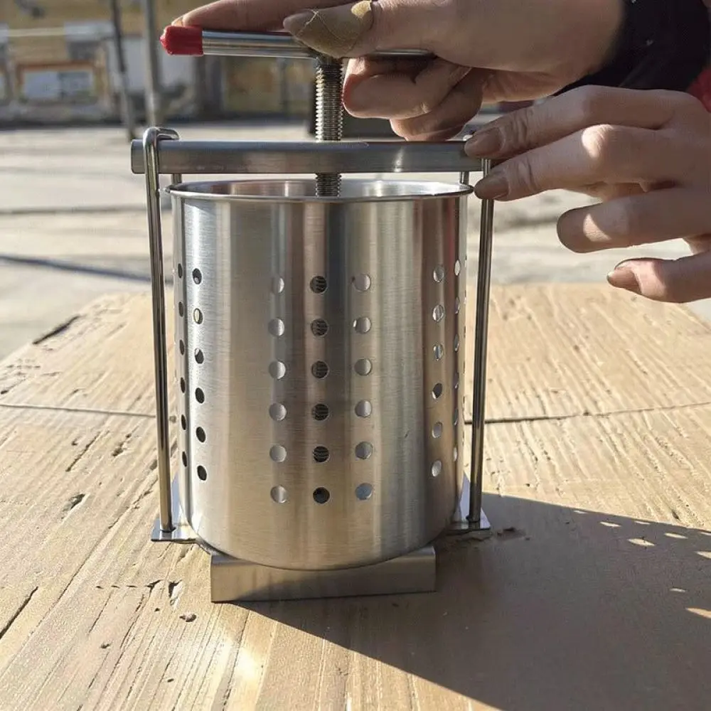 Stainless Steel Vegetable Water Press Manual Squeezer Household Kitchen Tool For Dumping Filling Dehydration Fruit Juice Press