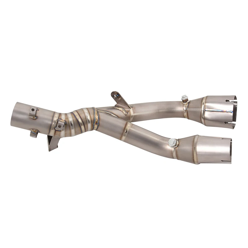 الانزلاق على لسيارات BMW S1000XR 2020-2023 نظام عادم الدراجة النارية الفولاذ المقاوم للصدأ الأوسط وصلة الأنابيب الخمار مع DB القاتل