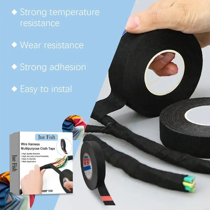 Adhesive Cloth Tape Insulating Tape Wire Repair Wrap for Electrical Wire