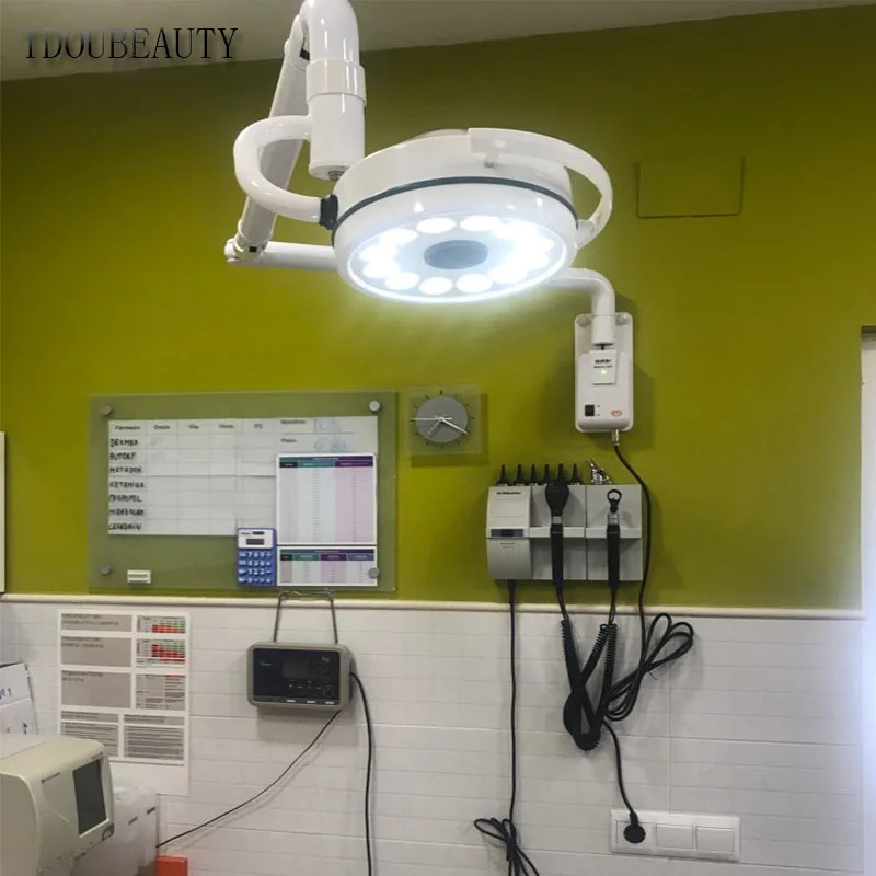 Lâmpada LED de parede Pet Surgery, 36W, luz dental, implante operacional oral, luz de exame médico