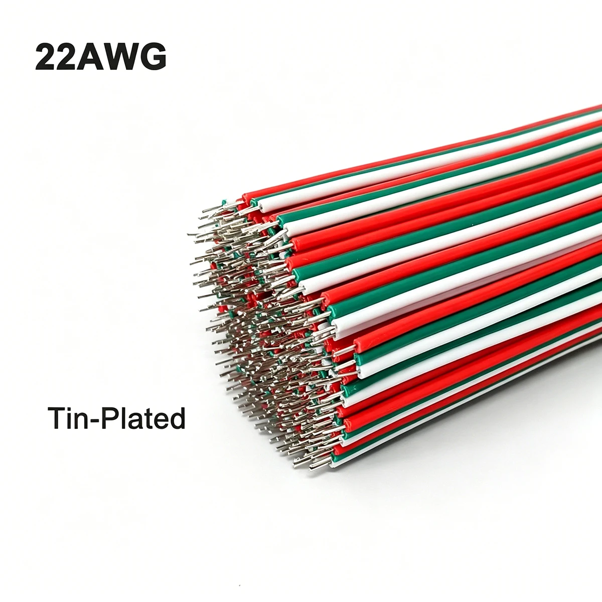 10PCS-100PCS 22AWG Tin Plated LED Strip Wire 2Pin/3Pin Solder Cable 15cm for LED Lighting Tin Conductor Cables