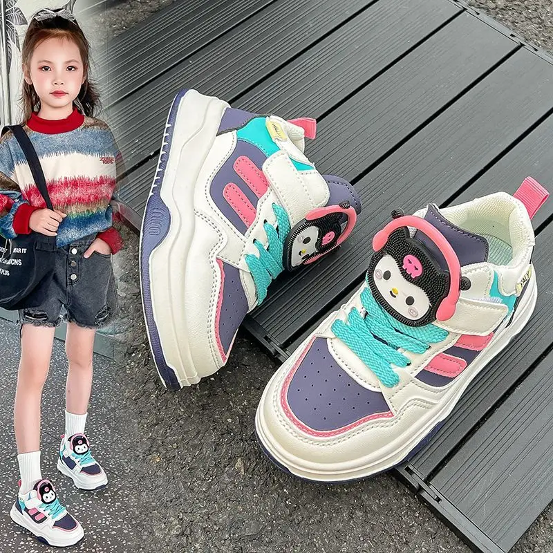 

Kawaii Hello Kitty Sanrio, милая спортивная обувь с героями мультфильмов, детские студенческие уличные удобные кроссовки, подарок на день рождения для детей